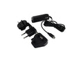 Lantronix ACC-520-0203-00 Replacement Power Supply, 100-240VAC, 50-60Hz, 5VDC 2A, Mini USB-B Right Angle Connector, 4 Regional Adapters, Efficiency Level VI
