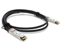 Axiom 980-9I35T-00W02A-AX QSFP-DD DAC Cable Nvidia 2.5m, Black
