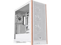 Thermaltake CA-11J-00M6WN-00 S370 WS Mid Tower Chassis is an ATX case featuring a mesh front panel with wood accents and comes with four CT120 PWM fans pre-installed
