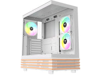 Thermaltake CA-1Y7-00M6WN-WS View 270 WS ARGB Mid Tower Case - Snow