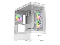 Thermaltake CA-11G-00M6WN-00 View 290 TG ARGB Mid Tower Computer Chassis - Snow