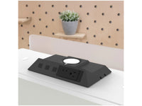 Heckler H957-BK Console Insert for IO Courtesy with Keystone and Extron AAP Module