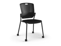 Humanscale C20B10FT10N Cinto, Four Legs, Casters, Armless, Black, Black, Fourtis Black