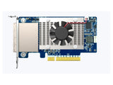 QNAP QXP-1630S-3816 4-port miniSAS HD host bus adapter, Broadcom Aero SAS3816, PCIe 4.0 x 8 for TL SAS JBOD series Check NAS compatibility list: