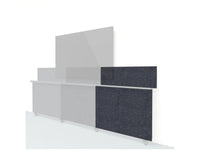 Heckler H1284-FR-CAST Framework Short Outer Panel & Backsplash - Fabric Wrapped- CAST