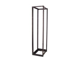 Chatsworth 15213-701 Adjustable ServerRack, Square Mounting Holes, 750mm - 900mm Deep, 38 RMU. 6IN High, Black