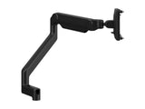 Humanscale M21NM0NBMTB M2.1 Monitor Arm with No Base, 4 Straight/Angled/Dynamic Link, Black with Black Trim