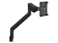 Humanscale M21NM0NBMTB M2.1 Monitor Arm with No Base, 4 Straight/Angled/Dynamic Link, Black with Black Trim