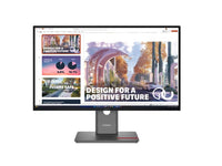 Lenovo 64B3GAR2U2 ThinkVision P27QD-4027in QHD display experience the variable refresh rate of 24-120Hz; USB-C docking o