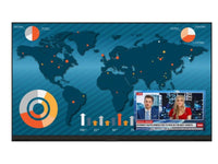 Planar URL136-MFT, 136in Dvled Touchscreen Display. TAA, FHD, 1.5mm, 800 nit, HDR, 24x7, Multi-source, Speakers, Landsca