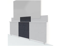 Heckler H1280-FR-CAST Framework Tall Inner Panel & Backsplash - Felt Right-CAST
