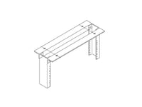 Chatsworth 10473-702 Heavy-Duty Top Angle; 23INW; Black