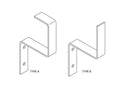 Chatsworth 10921-500 Wall Cable Support Bracket; 4INW x 8INH x 4IND; Zinc