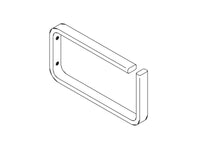 Chatsworth 11563-E50 Large Horizontal Cable Ring; 6 IN W x 2.85 IN H; Glacier White; Box of 50