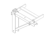 Chatsworth 11746-124 Triangular Support Bracket; Gray