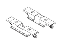 Chatsworth 11643-701 Mid-Size Rack Dolly; 1.25INH x 25.69IND; Black