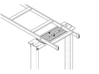 Chatsworth 11911-709 Cable Runway Wall to Rack Kit; 9INW x 54INL; Black