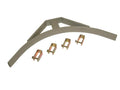 Chatsworth 11959-715 Cable Runway Corner Bracket; 15INW x 1.5INH x 15.48INL; Black