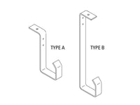 Chatsworth 11322-118 J-Hook Ceiling Cable Bracket; 18INH x 3IND; Gray