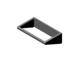 Chatsworth 11583-E19 Flush-Mounted Wall Bracket; 19 IN W x 5.75 IN D; Glacier White