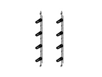 Chatsworth 14445-E00 Ring Cable Manager, Z4 SeismicFrame, 31.5IN (800 mm) W x 40U, Glacier White