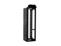 Chatsworth 15253-E15 Adjustable Rail ServerRack, Square Holes, 600mm Deep, 8 FT High, Glacier White
