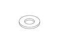 Chatsworth 20283-013 Washers: Type A Plain 3/8IN; Zinc