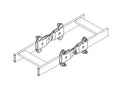 Chatsworth 16488-701 Junction Swivel Splice Kit; Black