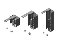 Chatsworth 32805-E01 Aisle Containment Door Mounting Bracket Kit, 5 inch Height 125 mm , Flush Mount, Glacier White, 4.3