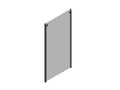 Chatsworth 33002-701 Full Height Cabinet Blanking Panel, Build To Spec, Two Pack, Black