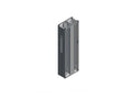 Chatsworth 32622-705 Motive Double-Sided Vertical Cable Manager; 90INH (2286 mm) x 10INW (250 mm) x 23.6IND (600 mm); Black with Black Fingers