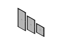 Chatsworth 40950-E48 Front Door Assembly for CUBE-iT Wall-Mount Cabinet; Gen 3; 48INH x 24INW (1220 mm x 610 mm); Temper