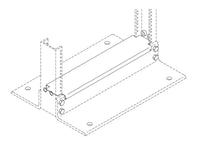 Chatsworth 42050-119 Rack Base Dust Cover; 19INW; Gray; Channel Size: 6