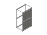 Chatsworth 39763-E51 Side Panel for ZetaFrame Cabinet; for 45U x 31.5IND (800 mm) Cabinet; Solid; Glacier White