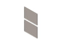 Chatsworth 39763-E51 Side Panel for ZetaFrame Cabinet; for 45U x 31.5IND (800 mm) Cabinet; Solid; Glacier White