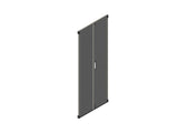 Chatsworth 39861-703 Double Perforated Metal Rear Door for ZetaFrame Cabinet; for 45U x 23.6INW (600 mm) Cabinet; Black