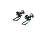 Chatsworth 76544-703 Clik-Nut Hardware Kit, #12-24 Cage Nuts and Screws, 1,000 Count, Black Zinc