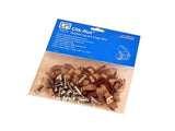 Chatsworth 76544-703 Clik-Nut Hardware Kit, #12-24 Cage Nuts and Screws, 1,000 Count, Black Zinc