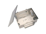 Chatsworth A0222-RF Raised Floor Enclosure for Patch Panels; 25.5INW x INH x 1.75IND; Clear