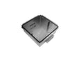 Chatsworth A0622-RF Raised Floor Enclosure for Patch Panels; 25.5INW x INH x 4.75IND; Clear