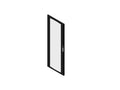 Chatsworth 39940-760 Front Door Assembly for CUBE-iT Wall-Mount Floor-Supported Cabinet; Gen 3; 60INH x 27.3INW (1520 mm x 693 mm); Tempered Glass; Black