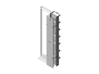 Chatsworth 40100-705 CCS - EFX Combination Cabling Section Extended Fingers; 12INW x 7.5INH x 14.94IND; Black