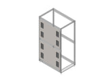 Chatsworth 39774-E00 Side Panel with Grommets for ZetaFrame Cabinet; for 42U x 31.5IND (800 mm) Cabinet; 8 Cable Opening