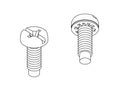 Chatsworth 40609-001 Mounting Screws; 10-32; Quantity per Package: 80