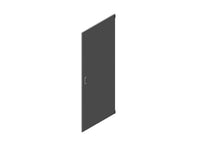 Chatsworth 39868-E28 Single Solid Metal Rear Door with Seal for ZetaFrame Cabinet; for 48U x 31.5INW (800 mm) Cabinet; G
