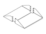 Chatsworth 40751-719 Standard Double-Sided Steel Shelf; Black
