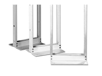 Chatsworth 46053-E15 Universal Rack; 19 IN W x 8 FT H x 3 IN D; Glacier White; 51 RMU; No. of Posts - 2; Top Bar
