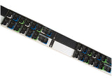 Chatsworth E0-1460-E Basic eConnect PDU; Glacier White; 2U; C20 to IEC 16A 1P+N+E Input; Locking (18) C13 + (6) C19 Outl