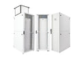 Chatsworth ZB44-A120A-E2 ZetaFrame Cabinet; 84.6INH x 31.5INW x 43.3IND (2149 mm x 800 mm x 1000 mm); 45U; Perf Front Door; Double Perf Rear Door; Grommet Top Panel; 2 Side