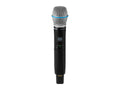 Shure SLXD2+TA/B87A=-G57 SLXD2+ Digital Handheld Transmitter with Beta 87A Microphone Cartridge (condenser, supercardioid), Bluetooth remote monitoring and control